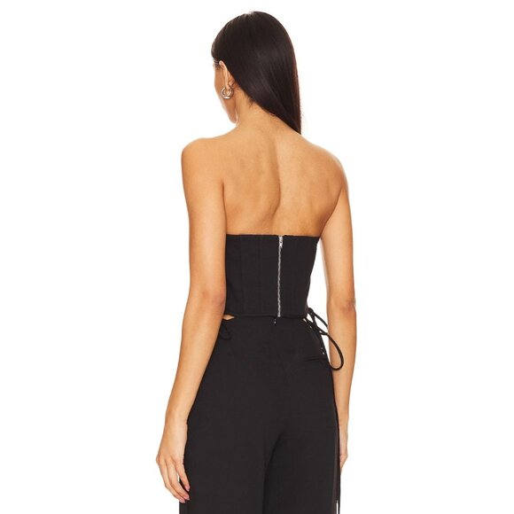 Camila Coelho Karina Top in Black - Picture 3 of 5